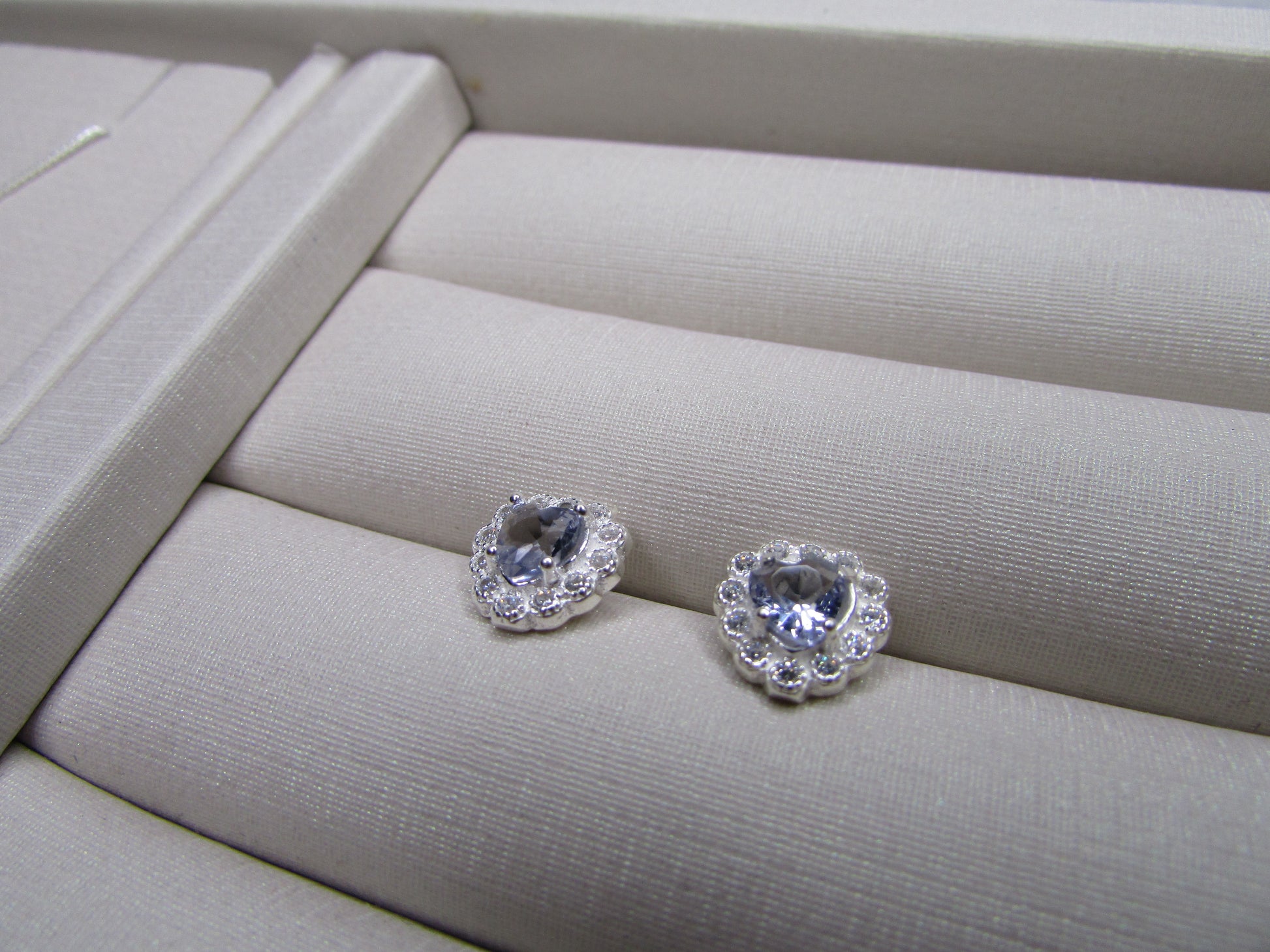 Conjunto Zirconia Lilas Coração
