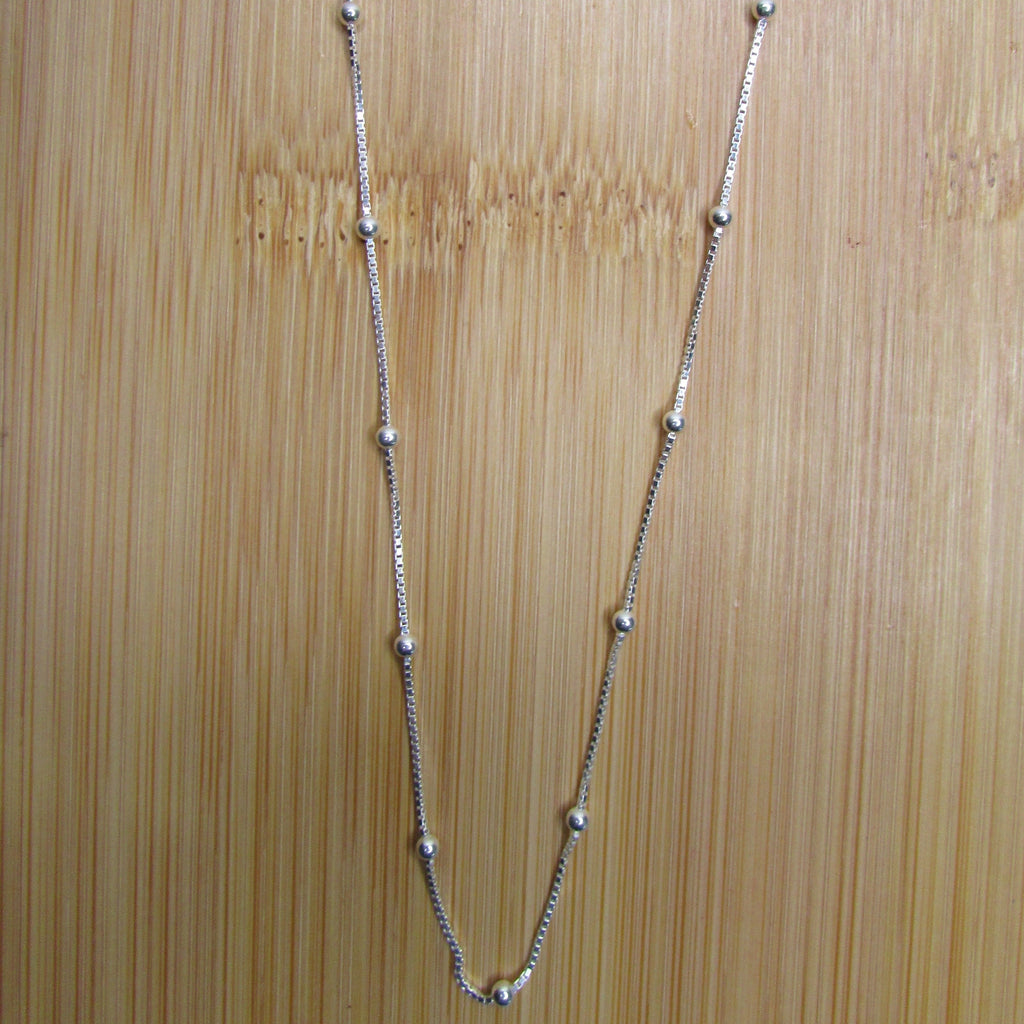 Colar Veneziana Bolinhas 50cm