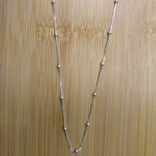 Colar Veneziana Bolinhas 50cm
