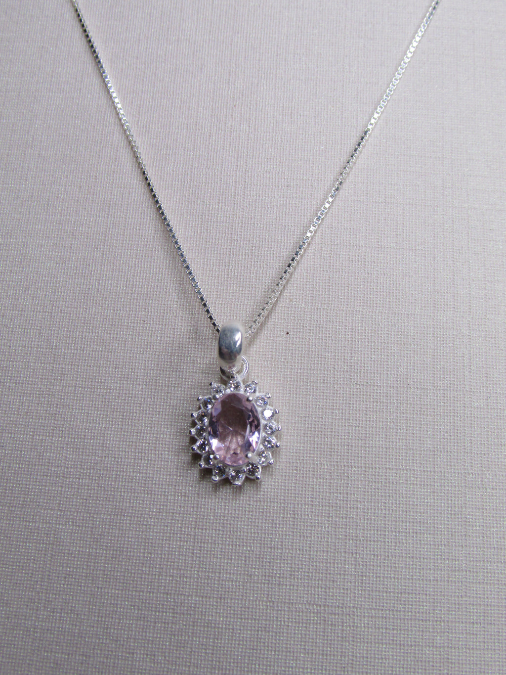 Conjunto Oval Centro Quartzo Rosa