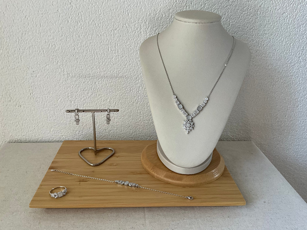 Conjunto Madrepérolas e Zircônias