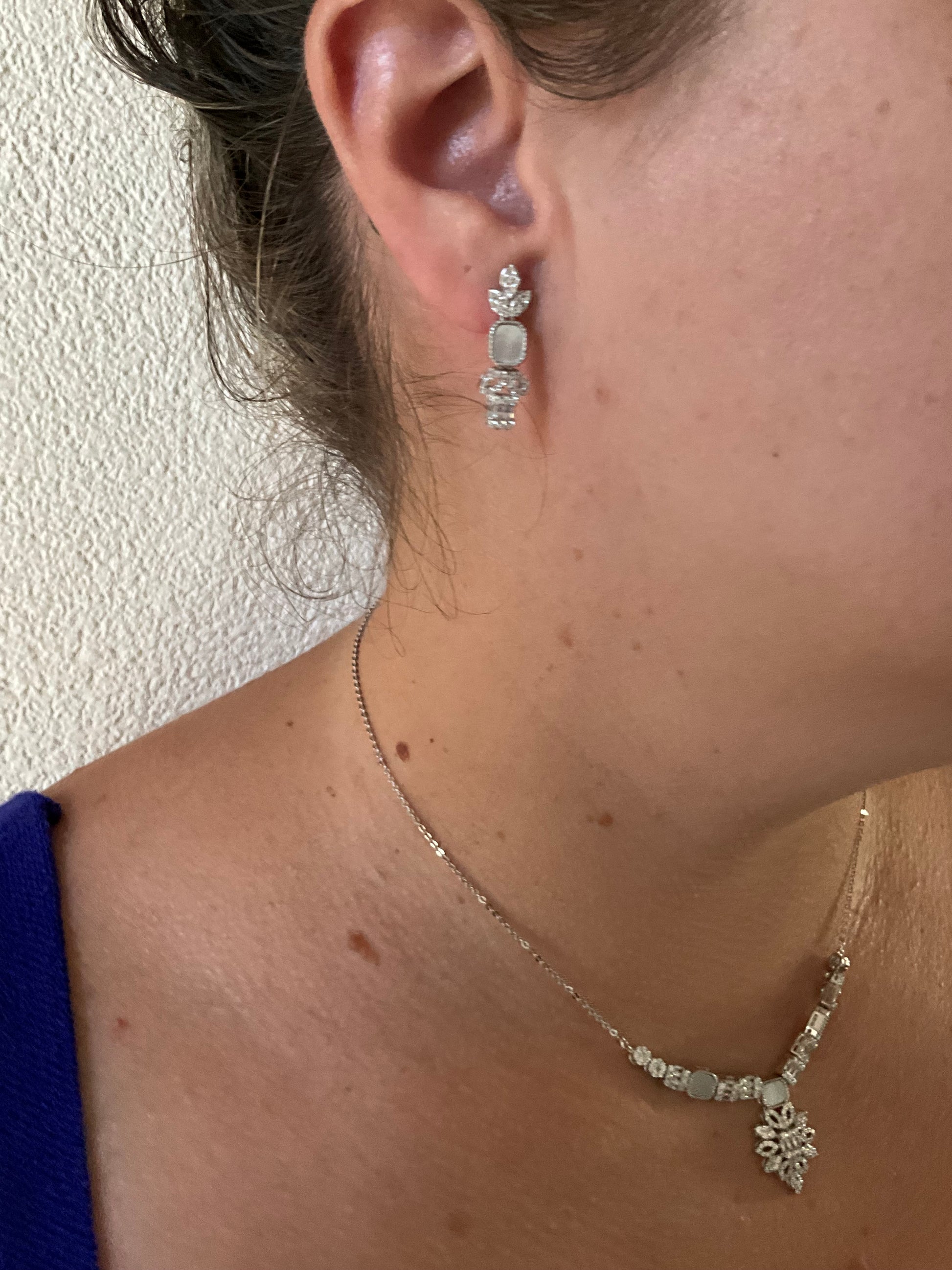 Conjunto Madrepérolas e Zircônias