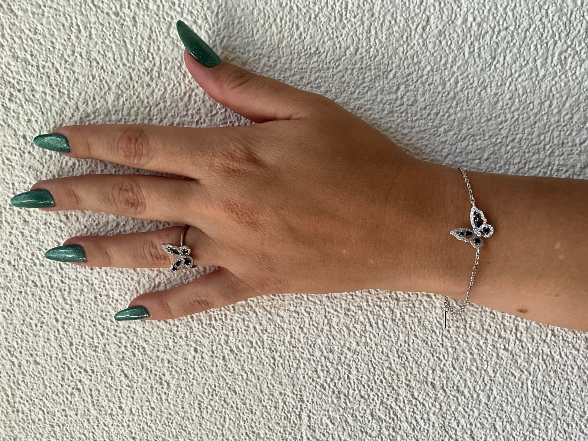 Conjunto Borboletas Azuis