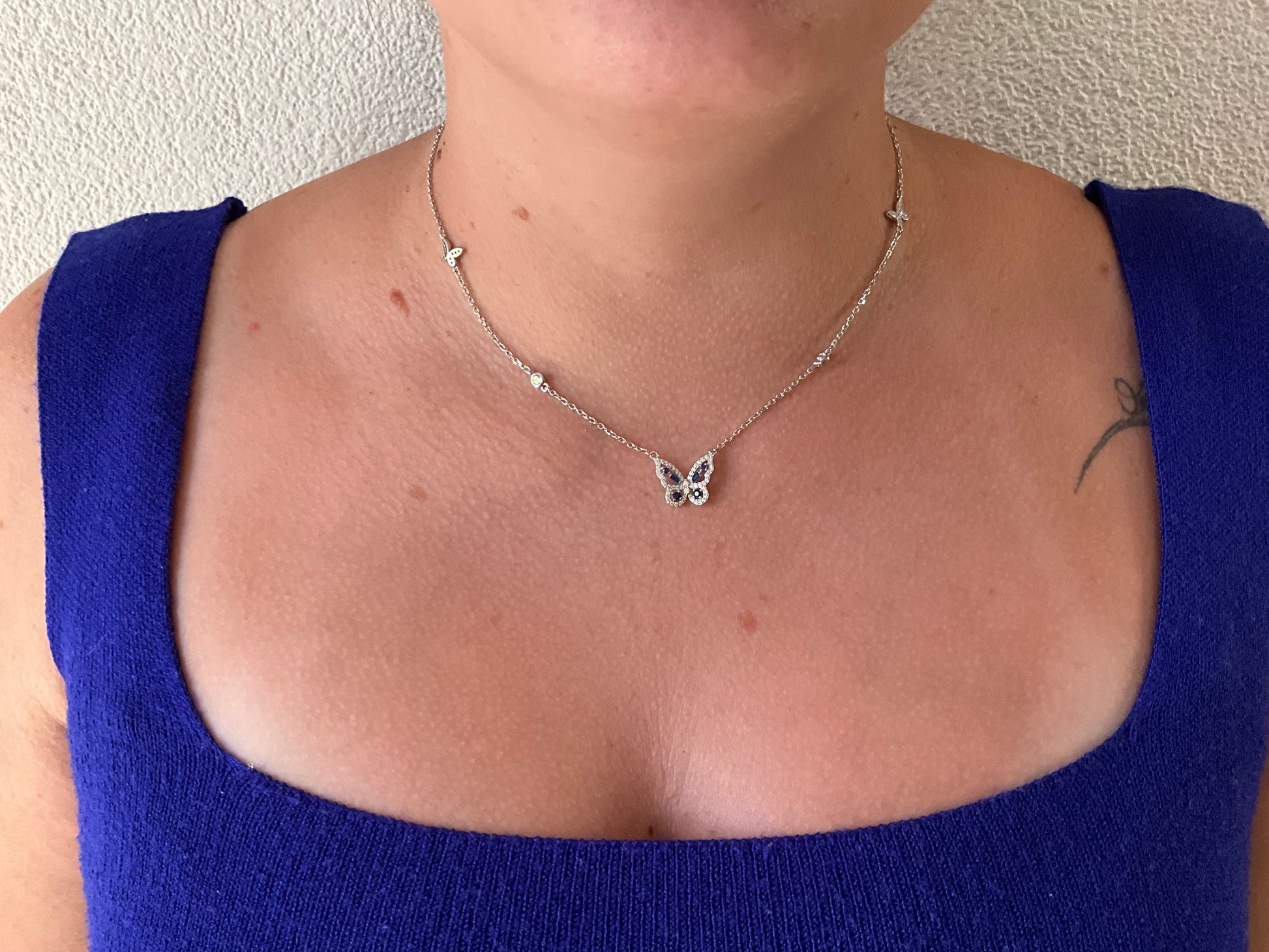 Conjunto Borboletas Azuis