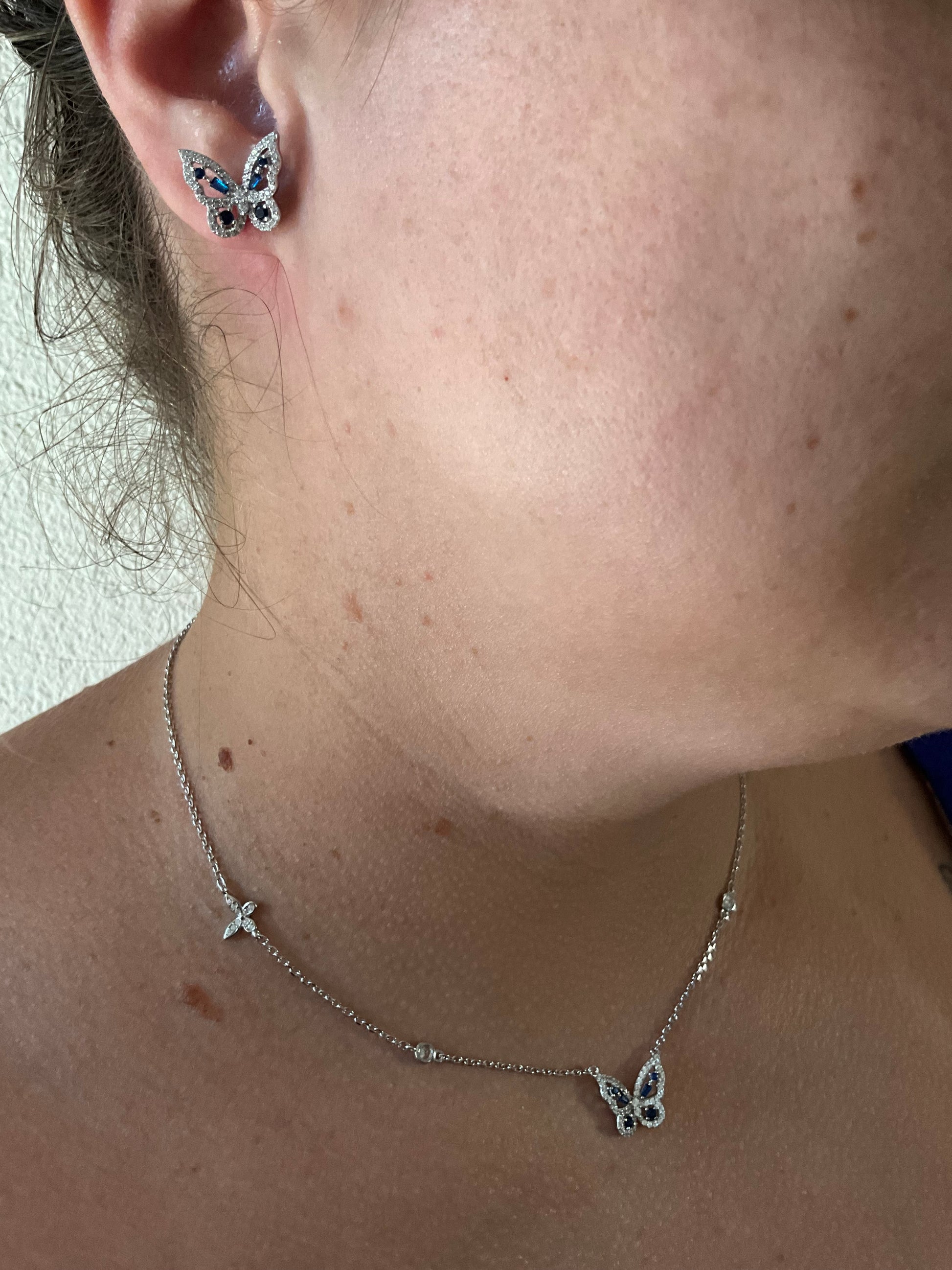 Conjunto Borboletas Azuis
